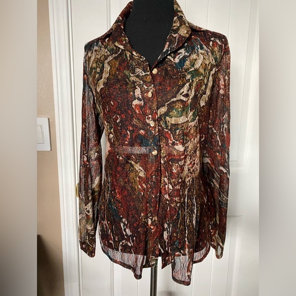 FDJ women fall color blouse - Picture 6 of 7